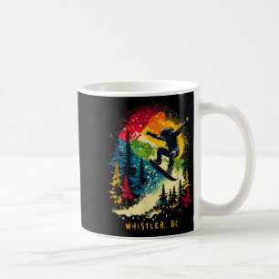 Mug Whistler Bc Canada Snowboardeur Planche à Neige St