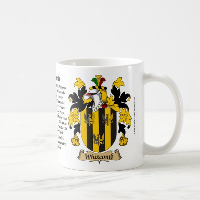 Mug Whitcomb, l'origine, la signification et la crête (Droite)