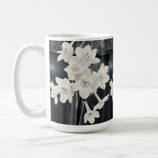 Mug White flowers (Gauche)