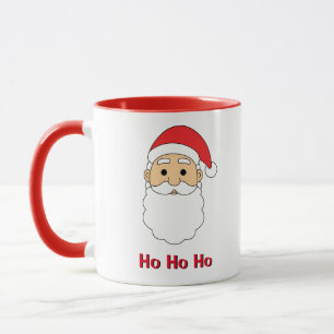 Mug White Ho Ho Ho Santa Claus Joyeuse famille de Noël