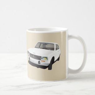 Mug White Peugeot 504 - 2 images -
