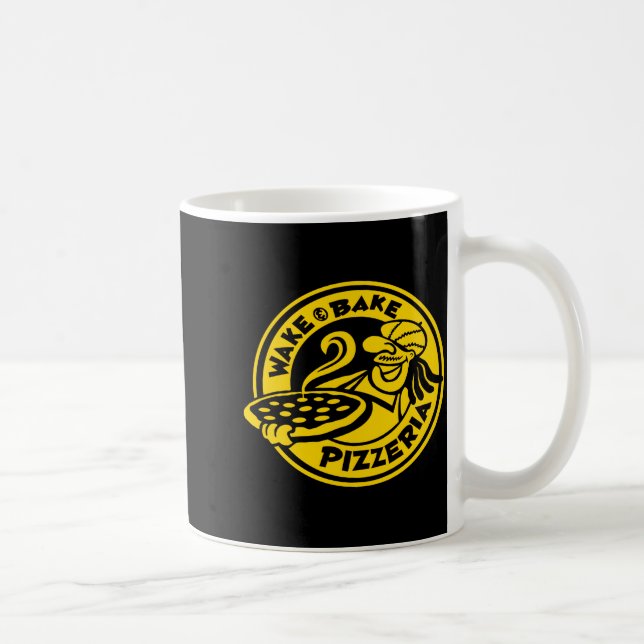 Mug White Wake Bake Zza Logo  (Droite)