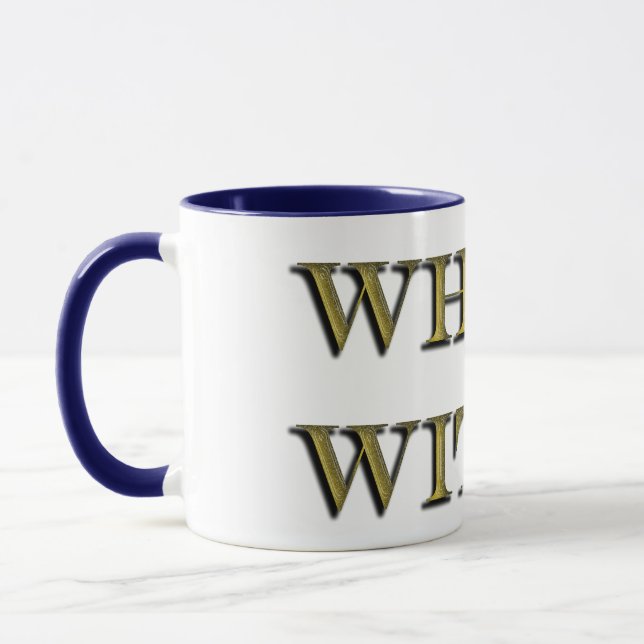 Mug White Witch Texte pour une femme fille (Gauche)