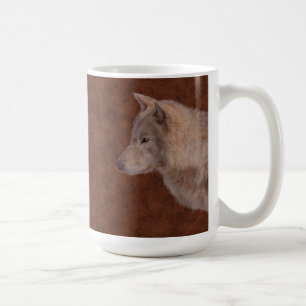 Mug White Wolf Wildlife Photo Art Drinkware