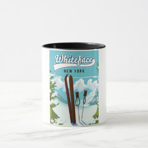 Mug Whiteface New York pour skier