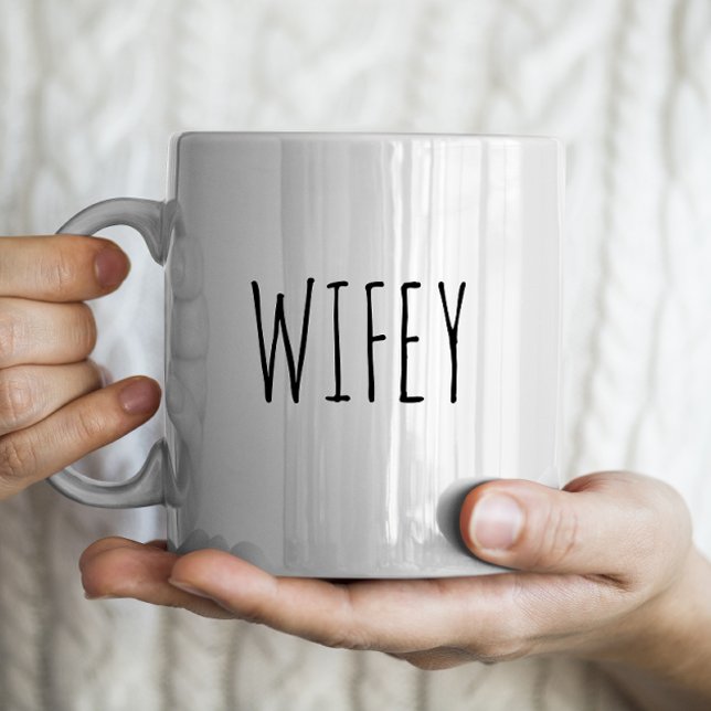 Mug "Wifey" inspiré par RAE DUNN (Créateur téléchargé)