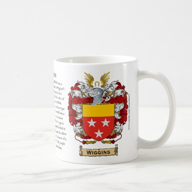 Mug Wiggins, l'origine, la signification et la crête (Droite)