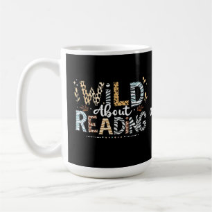 Mug Wild About Reading Book Lover & Animal Design