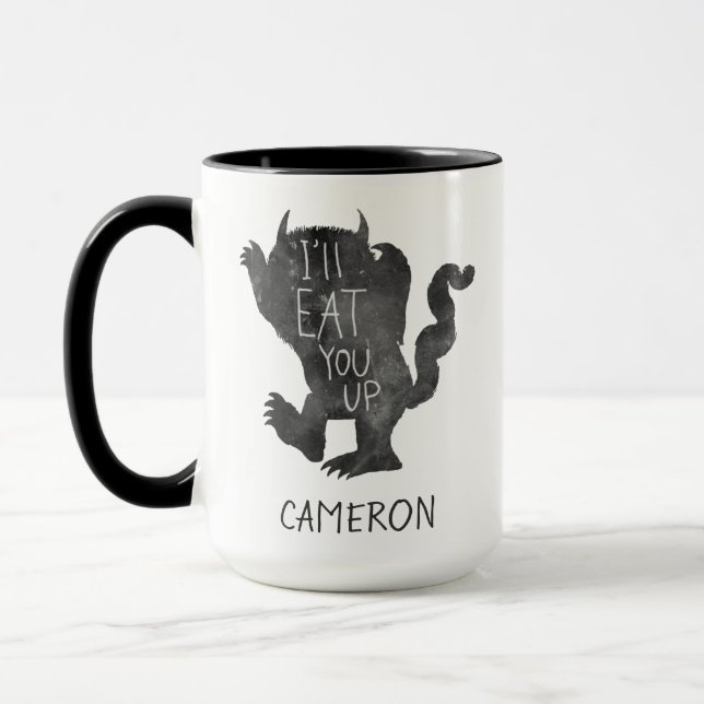 Mug Wild Thing | Je vais vous manger | Ajouter Votre N (Gauche)
