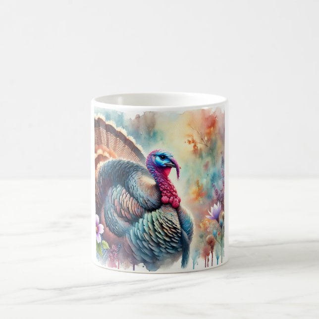 Mug Wild Turkey in the Wilderness 030724AREF123 - Wate (Centre)