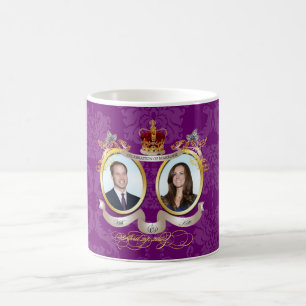 Mug Will+Kate mariage, do-it-yourself Couleur !!