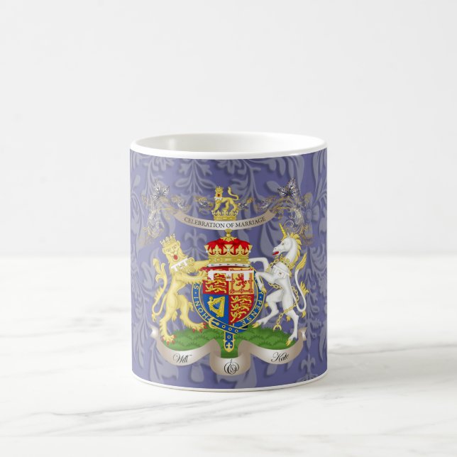 Mug Will+Kate Memorabilia Mugs, couleur personnalisabl (Centre)