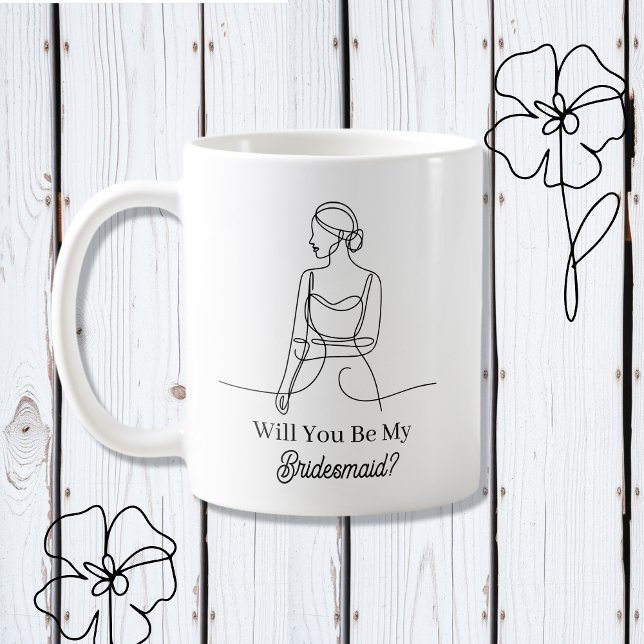 Mug Will You Be My Bridesmaid Proposal (Créateur téléchargé)
