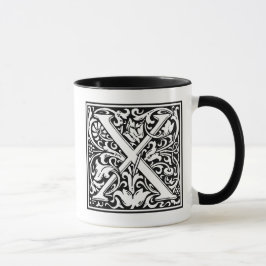 Mug William Morris Alphabet "X"