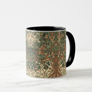 Mug William Morris Arbre de Vie Vintage Préraphaélite