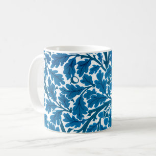 Mug William Morris Feuilles de chêne, Sapphire bleu et