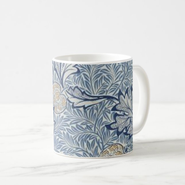 Mug William Morris Flower Floral Design (Devant droit)