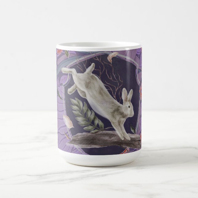 Mug William Morris Forest Rabbit Floral Art Nouveau (Centre)