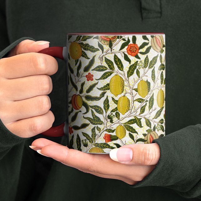 Mug William Morris Lemons Motif de grenade (Créateur téléchargé)