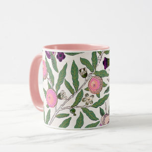 MUG : WILLIAM MORRIS : POMEGRANATE