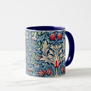 Mug William Morris Snakeshead Fritillaire Floral Desig
