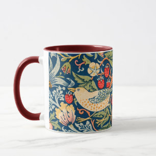 Mug William Morris Strawberry Thief Design