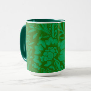 Mug William Morris Vintage, Anemone in Emerald Green