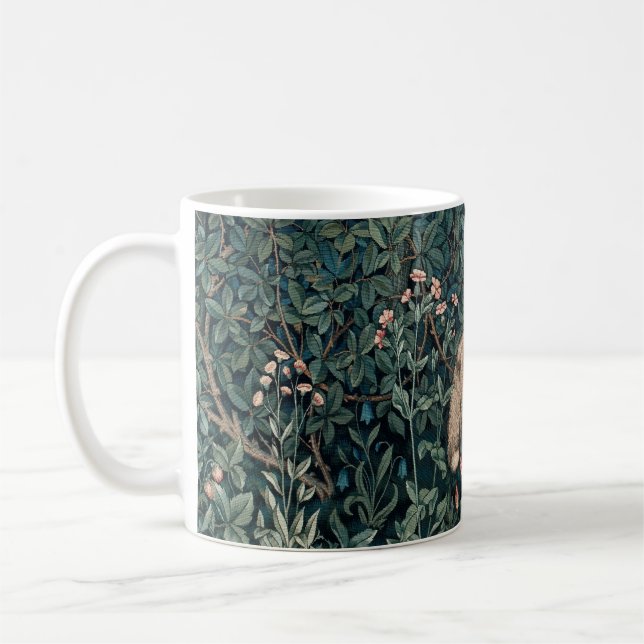 Mug William Morris Woodland Tapestry Fox (Gauche)