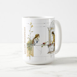 Mug William Shakespeare portrait Romeo Juliet
