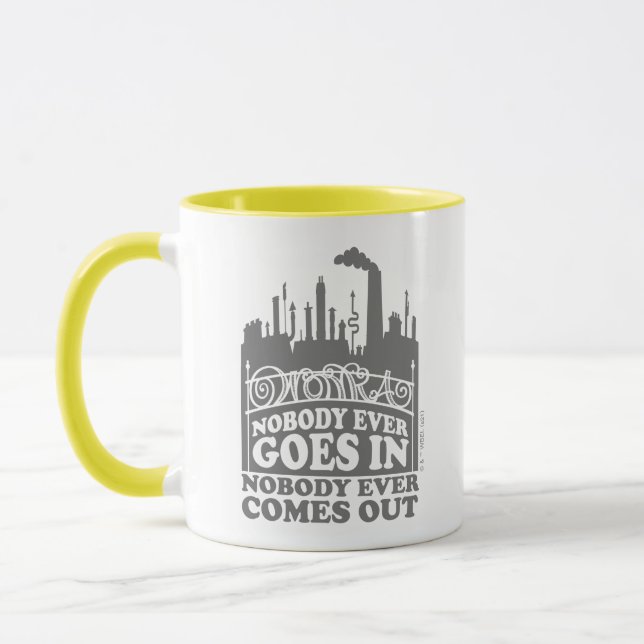 Mug Willy Wonka Factory - Personne N'Entre Jamais (Gauche)