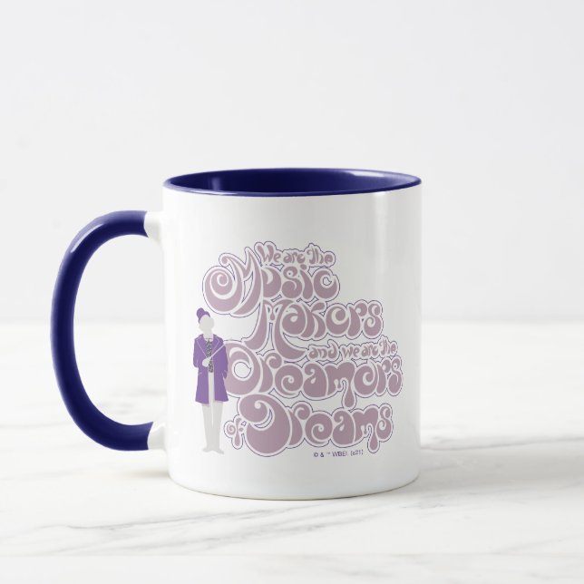 Mug Willy Wonka - Les créateurs de musique, les rêveur (Gauche)