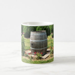 Mug Wine Barrel Garden Decor, Château Morrisette, VA
