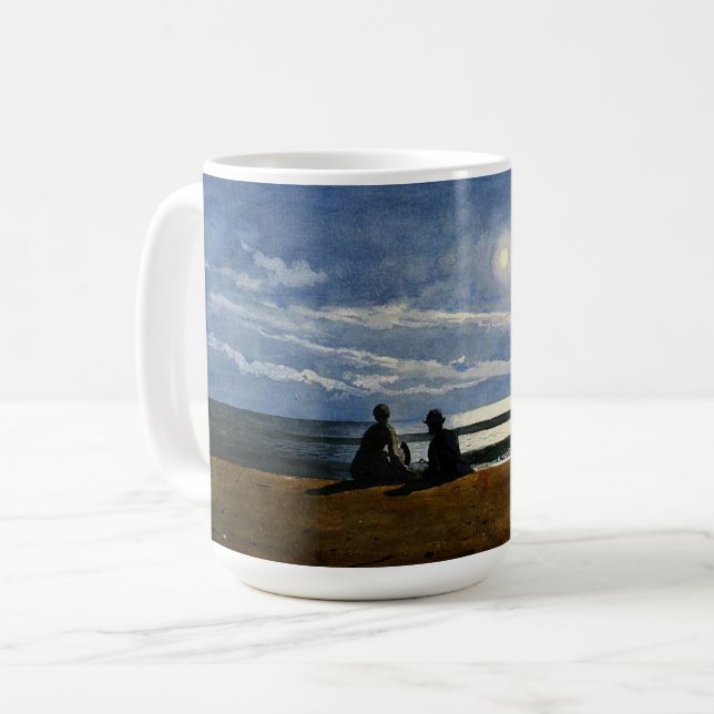 Mug Winslow Homer watercolor, Moonlight, (Devant gauche)