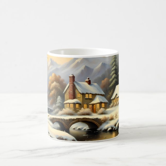 Mug Winter Houses (Centre)
