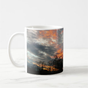 Mug Winter Sunset Nature Paysage Photographie