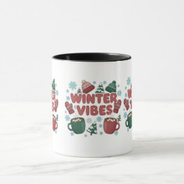 Mug Winter Vibes" 2D puff