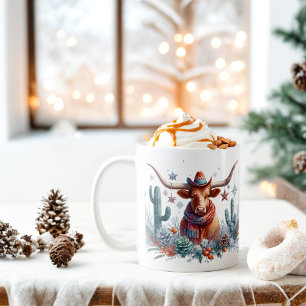 Mug Winter Vibes Texas Longhorn -