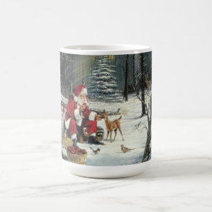 Mug Winter Wonderland Noël Père Noël and Deer