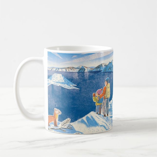Mug Winter Wonders – A Whimsical Mountain Adventure  (Gauche)