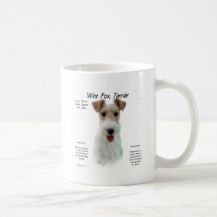 Mug Wire Fox Terrier Histoire; à propos de fil fox ter