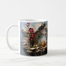 mug with a book illustration kaffeetasse