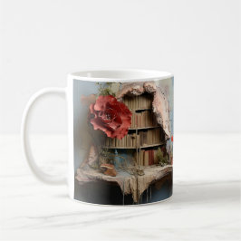 Mug with book design kaffeetasse