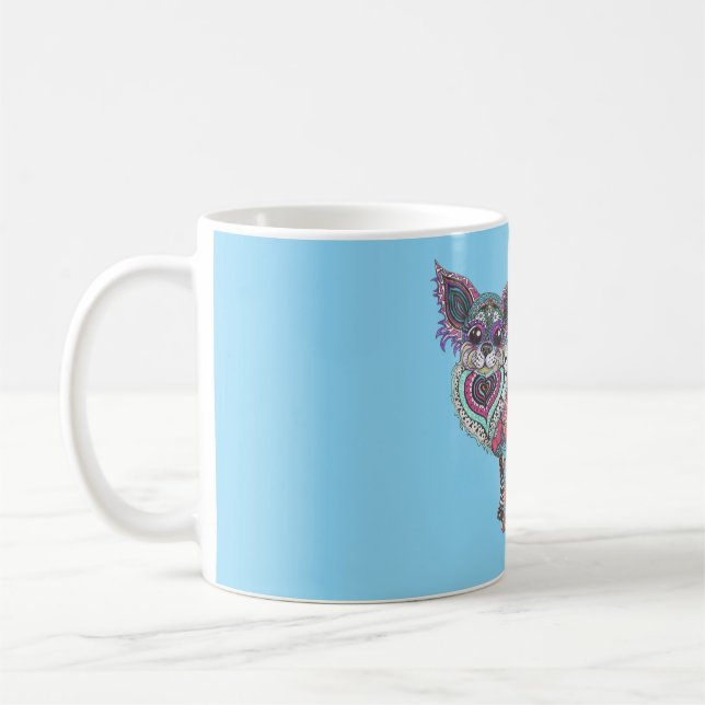Mug with chihuahua kaffeetasse (Links)