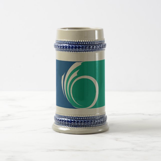 Mug with Flag of Ottawa, Canada Bierglas (Mittel)