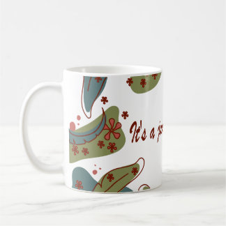 Mug with 'It's a jungle out there' design Kaffeetasse