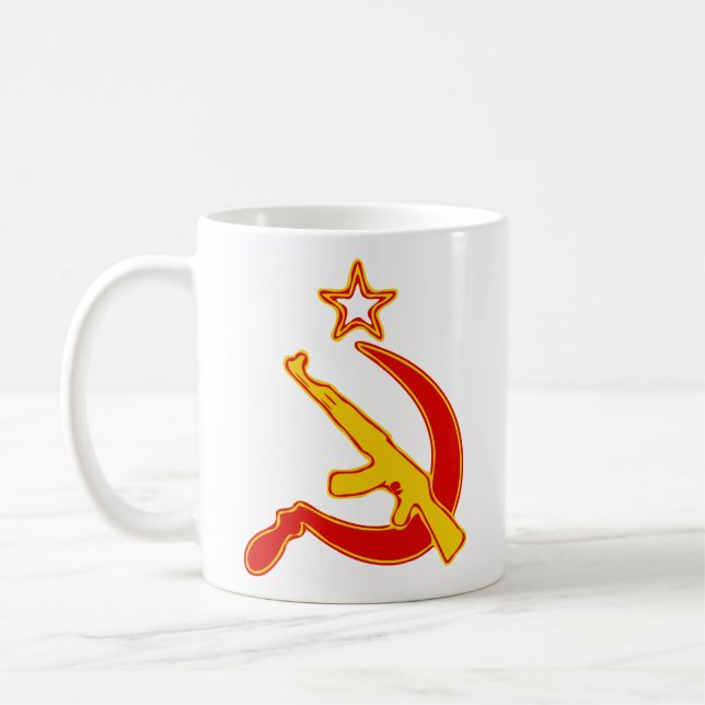 Mug *with Star* d'AK-47 et de faucille (Gauche)