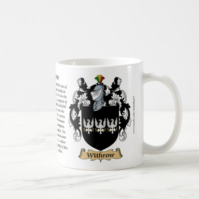 Mug Withrow, l'origine, la signification et la crête (Droite)