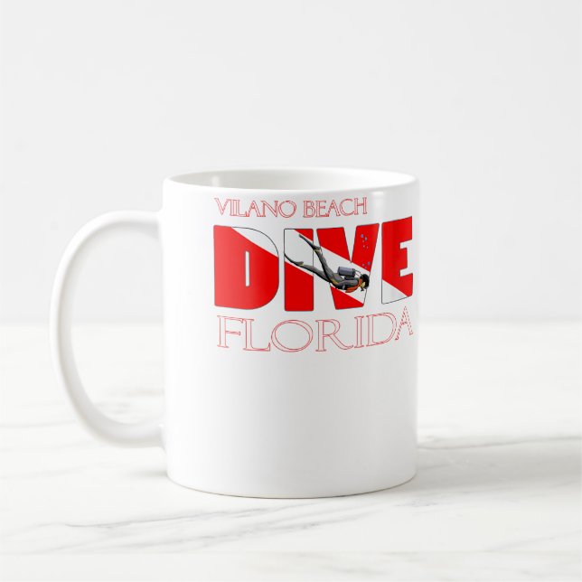 Mug Wo Dive Vilano Beach Florida Scuba Diving Snorkeli (Gauche)