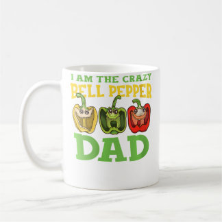 Mug Wo I'M The Crazy Bell Pepper Dad Funny Gardener Ga