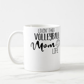 Mug Wo Volleyball Mom Volleyball Cute Sports Mother Fa